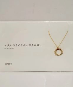Sanrio Hello Kitty Happy Necklace (Gold Or Silver)