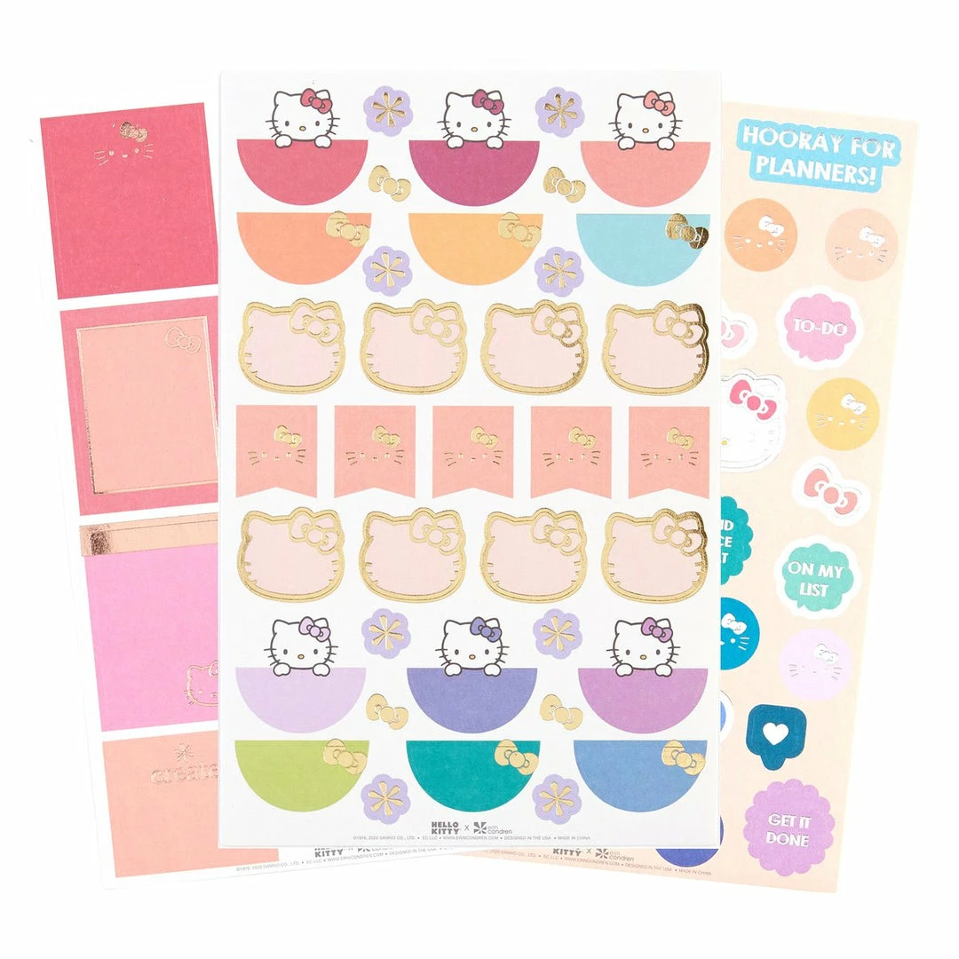 Erin Condren X Hello Kitty Sticker Pack Trio