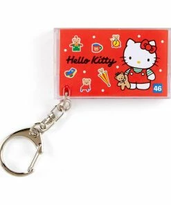 Hello Kitty Sanrio Character Cassette Key Chain