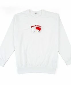 Sanrio Characters Applique Sweatshirt Cinnamoroll