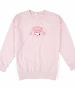 Sanrio Characters Applique Sweatshirt Cinnamoroll