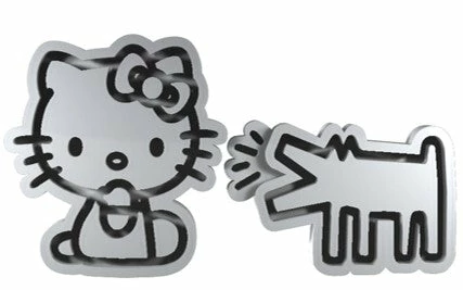 Sanrio Hello Kitty Keith Haring Earring Studs
