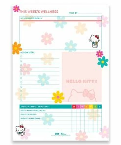 Erin Condren X Hello Kitty Wellness Notepad