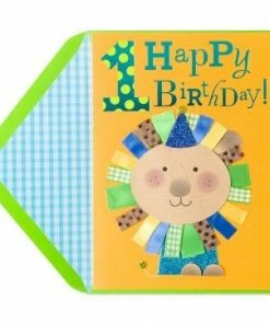 Hello Shop Monrovia Papyrus First Birthday Lion Birthday Card Pouches