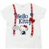 Sanrio Hello Kitty Overalls Print Kids Tee By Sugarland