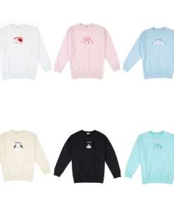 Sanrio Characters Applique Sweatshirt Cinnamoroll