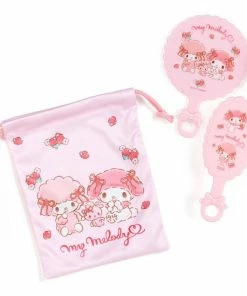 Hello Kitty Sanrio Characters Mirror And Brush Set