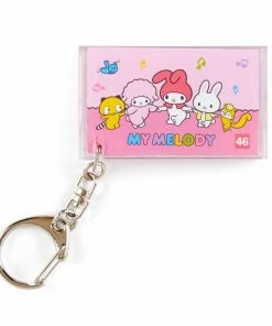 Hello Kitty Sanrio Character Cassette Key Chain