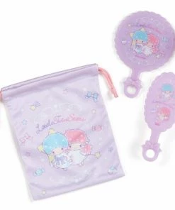 Hello Kitty Sanrio Characters Mirror And Brush Set