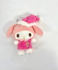 Weactive Cinnamoroll Sanrio Characters Fluffy Pajama Clip-on Mascot