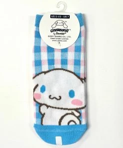 Weactive Cinnamoroll Sanrio Characters Gingham Adult Socks