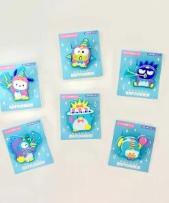 Sanrio Hanpidanbui Happy Birthday Tuxedosam Badge