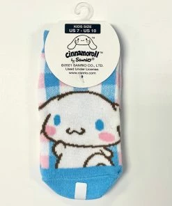 Weactive Sanrio Characters Gingham Kids Socks Cinnamoroll