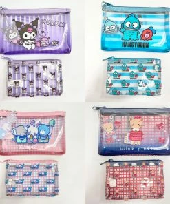 Kuromi Sanrio Characters Vinyl Pouch Set