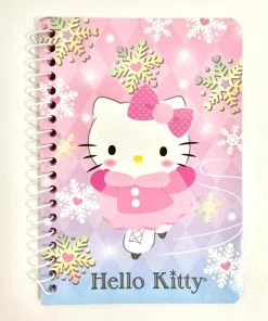 Weactive Hello Kitty Ice Skater Mini Spiral Notebook