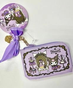 Sanrio Kuromi Ribbon Collection Card Case And Coin Pouch