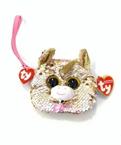 Hello Shop Monrovia Fantasia Sequence TY Tiger Wristlet