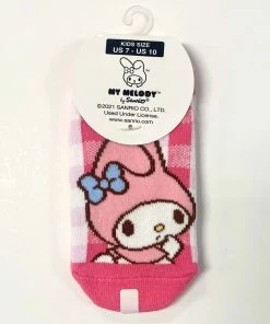 Weactive Sanrio Characters Gingham Kids Socks Cinnamoroll