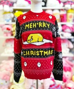 Sanrio Gudetama Knit Christmas Sweater