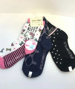 Sanrio Hello Kitty 3 Pair Socks