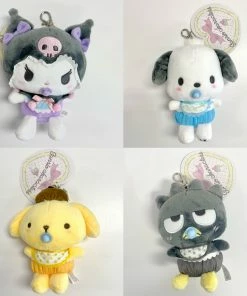 Sanrio Characters Baby Mascot Plush Keychain